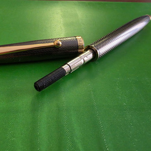 Playboy Vintage Pen used, Gunmetal Grey and Gold