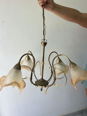 Vintage ceiling light fixture
