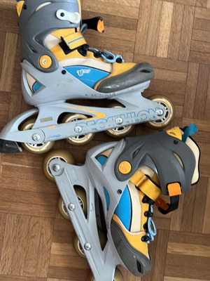 In-line skates used, size 36-38 from Decathlon