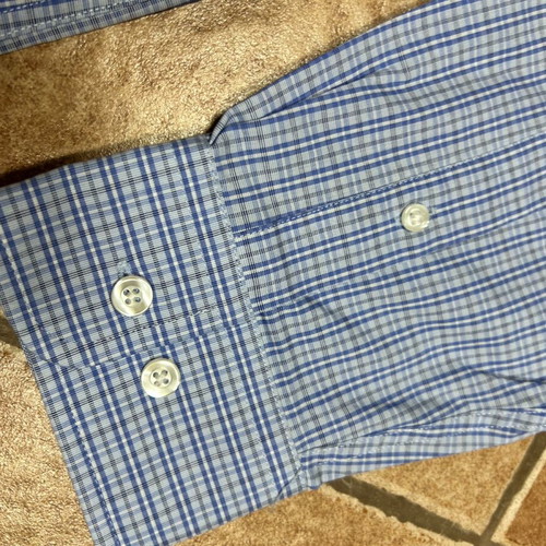 Nautica Stretch Classic Fit Shirt Large 16-34/35 new, 100% cotton