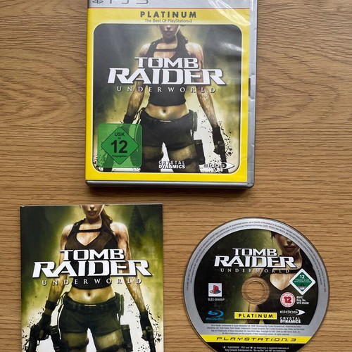 PS3 Tomb Raider Underworld used, set of 2 pieces