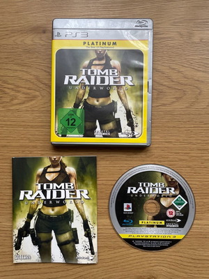 PS3 Tomb Raider Underworld used, set of 2 pieces