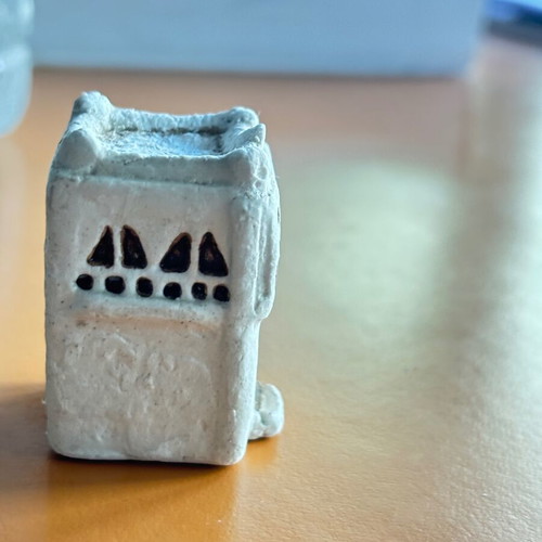 Miniature pigeon house from Tinos used