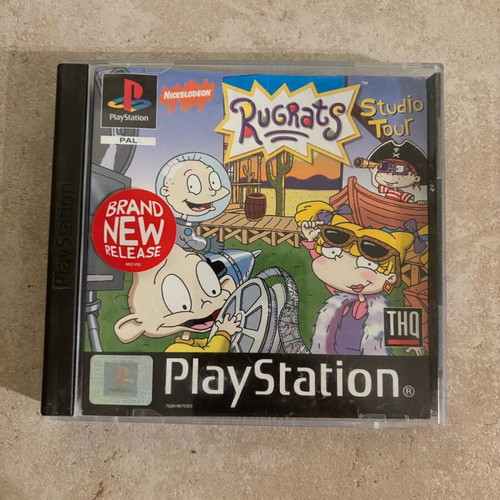 Rugrats Studio Tour PlayStation 1 used, worn case, complete English
