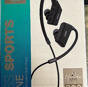 Remax RB-S19 In-ear Bluetooth Handsfree Ακουστικά με Αντοχή στον Ιδρώτα Μαύρα