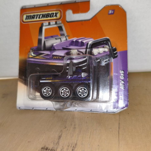 Matchbox Diecast ATV 6x6 1:64 Scale New