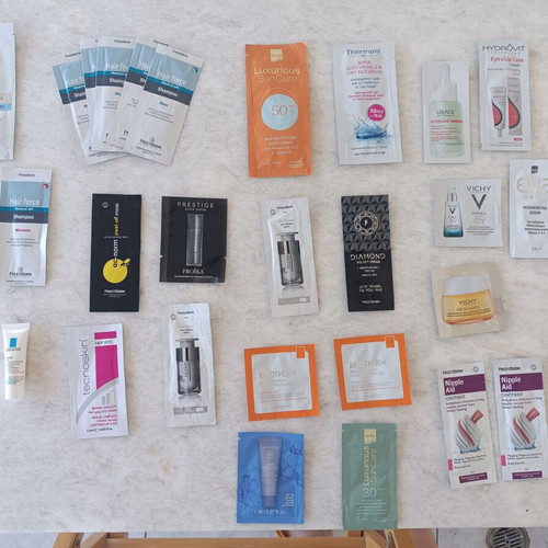 Skincare samples new, assorted box