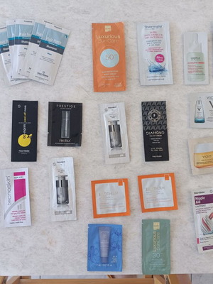 Skincare samples new, assorted box
