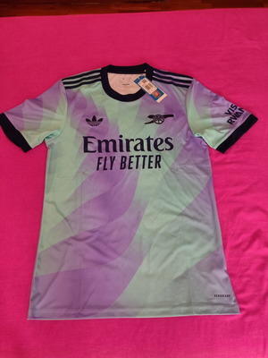 Arsenal 24/25 Third Kit Football Shirt Adidas Aeroready Size M New