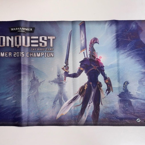 Playmat Fantasy Flight Warhammer 40,000k Conquest 2015 like new with marks