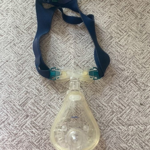Full face sleep apnea mask used, size L