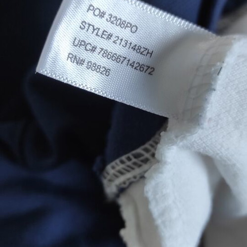 U.S. Polo Assn. dress L like new, white and blue