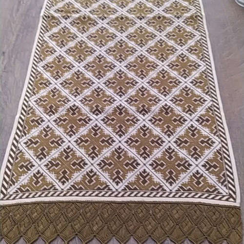 Handmade embroidered table runner