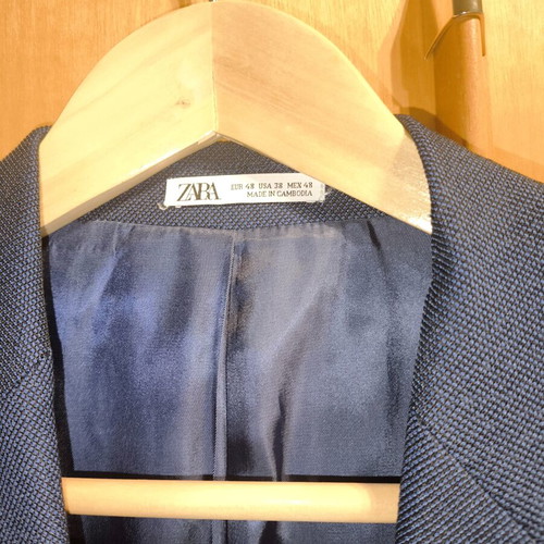 Zara jacket like new, blue, size M