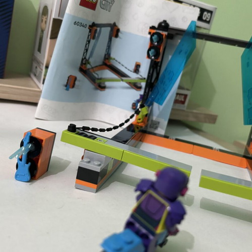 The Blade Stunt Challenge Lego City set like new, 150 pieces