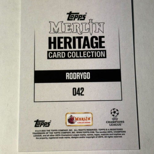 Rodrygo Merlin sticker like new