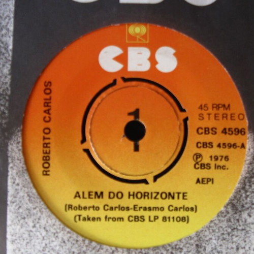 Roberto Carlos Alem Do Horizonte 45 RPM vinyl record like new, Latin
