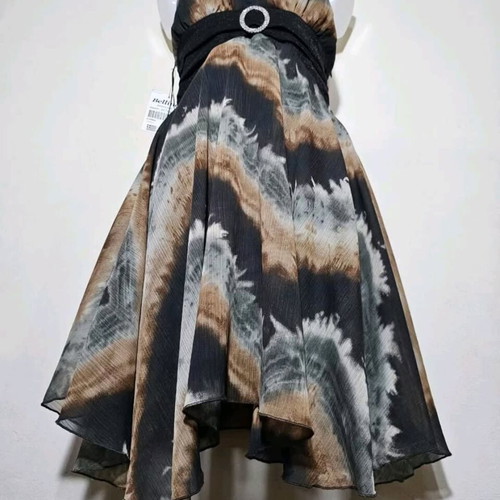 Bellino dress brand new with striking print and rhinestone detail