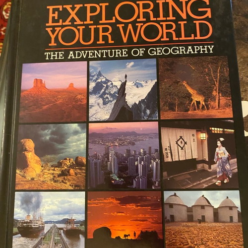 Exploring Your World photo album used, National Geographic