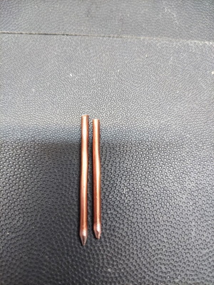 Spot welder copper tips new for electroplating