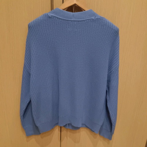 GAP women's cotton cardigan new, blue XL