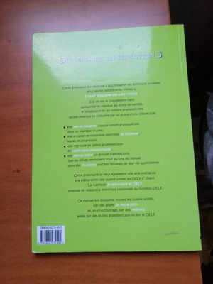 Grammaire en situation καινούργιο βιβλίο γαλλικής γραμματικής
