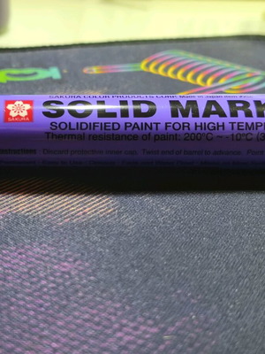 Sakura solid marker for all surfaces, new, heat resistant