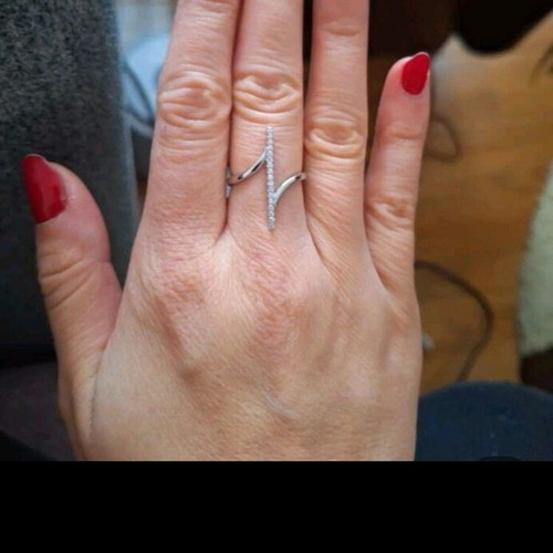 925 ring new with zircon