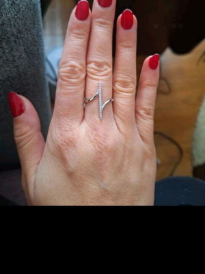 925 ring new with zircon