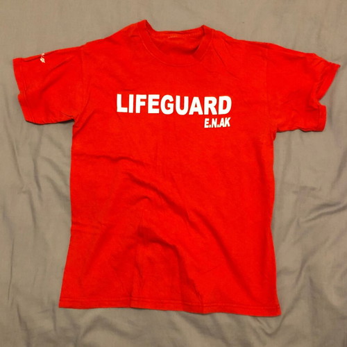 Shirt Lifeguard ENAK size M used, red