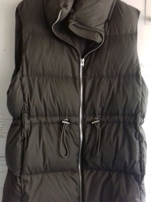 H&M sleeveless spring jacket brown like new