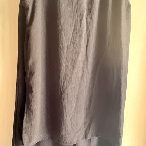 Black sleeveless blouse and ankle-length pants set new, one size