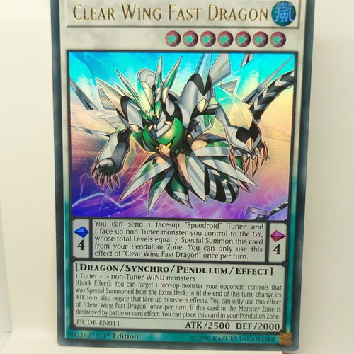 Clear Wing Fast Dragon Yu-Gi-Oh! card