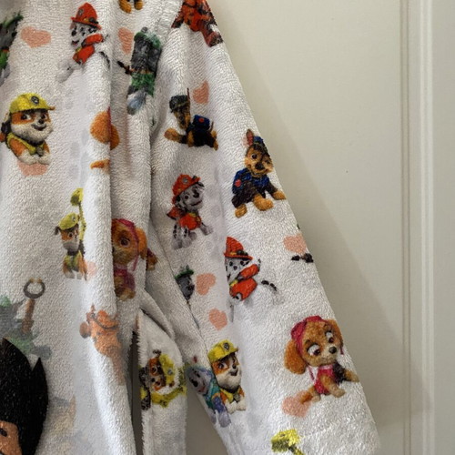 Paw Patrol Cotton Bathrobe for Boys 5-6 Years Like New