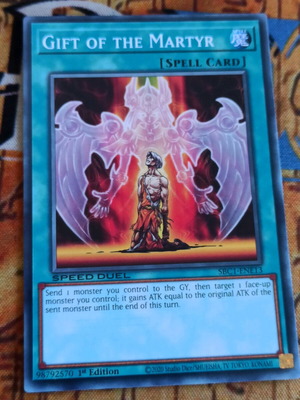Gift Of The Martyr Spell Card σαν καινούργιο