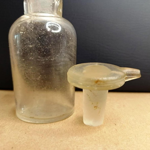 Apothecary bottle used, collectible late 19th century