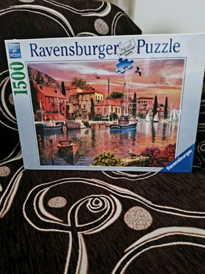 Ravensburger puzzle 1500 pieces Mediterranean harbor new