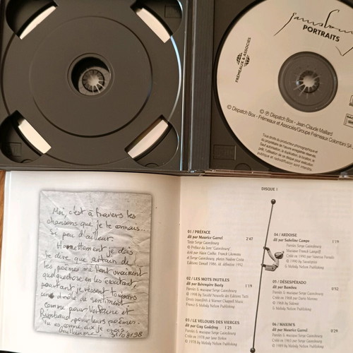 Gainsbourg Portraits double CD used with booklet