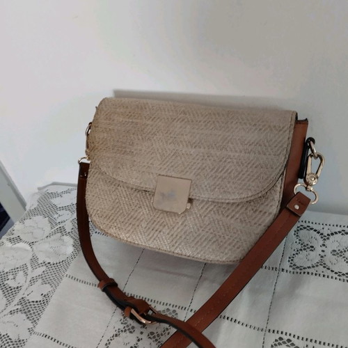 Small fur shoulder bag branded used