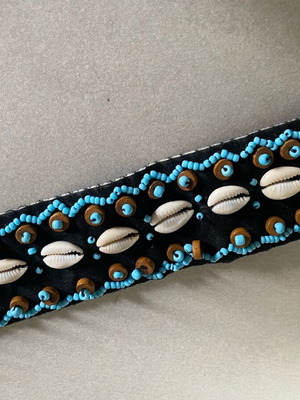Boho chic belt with shells used