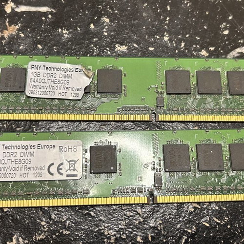 Ram DDR4, DDR3, DDR2, and DDR used modules