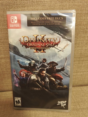 Divinity: Original Sin II Definitive Edition Nintendo Switch new Limited Run #055