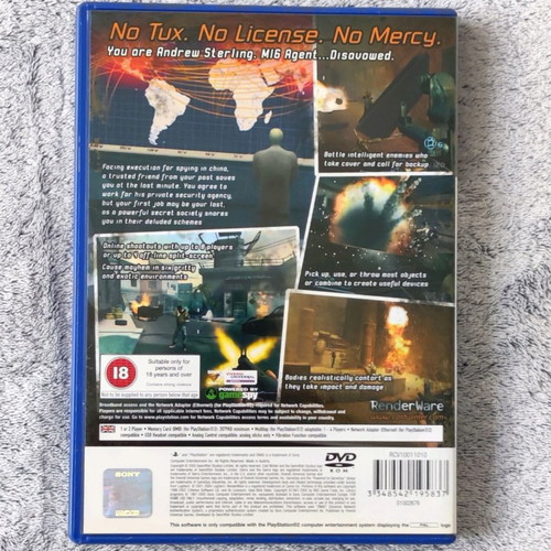 Cold Winter PS2 used with excellent cover and manual