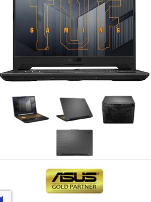 Laptop Asus TUF A15 με RTX 3060 6GB, Ryzen 5-5800H, 16GB RAM, 512GB SSD