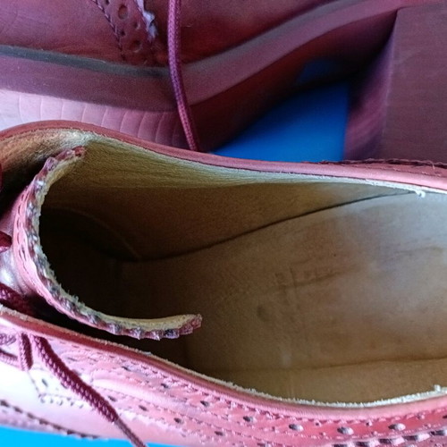 Lavoragione Artigiano moccasins high heels like new, red, size 40
