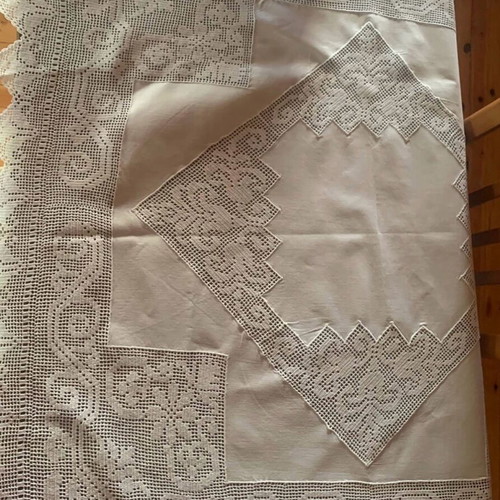 Handmade tablecloth new 1.00x1.00