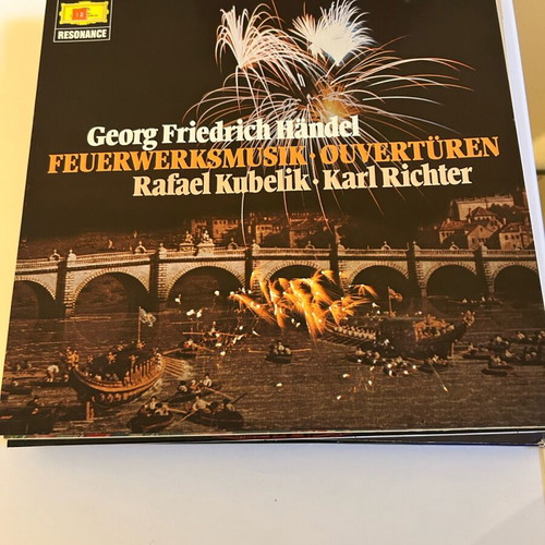 Georg Friedrich Händel Feuerwerksmusik Ouvertüren vinyl used, classical
