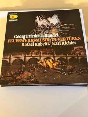 Georg Friedrich Händel Feuerwerksmusik Ouvertüren vinyl used, classical