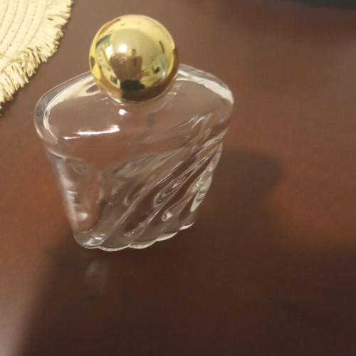 Glass bottle like new, height 10 cm