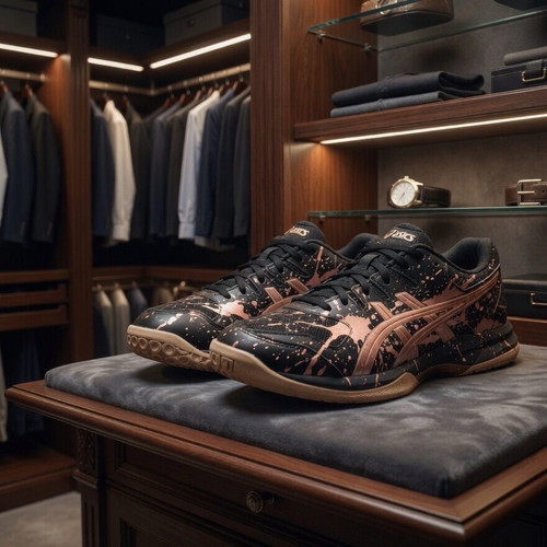 Asics Gel-Flare Custom Splatter shoes like new, size 39.5 EU